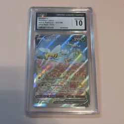 CGC 10 Gem Mint Beedrill V 161/189 Alt Art Astral Radiance 2022 Pokemon Card - Image 1