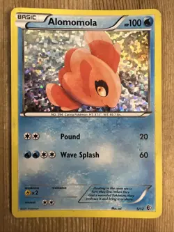 Alomomola 5/12 McDonald’s Holo Promo Pokemon HP/DMG - Image 1