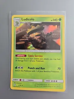 Ludicolo 2/18 Detective Pikachu NM POKEMON Holo Rare - Image 1