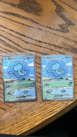 Pokemon Mew ex 232/091 PAF Foil Holo Ability 2 Card Lot English - Image 1