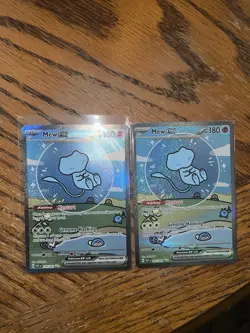 Pokemon Mew ex 232/091 PAF Foil Holo Ability 2 Card Lot English - Image 2