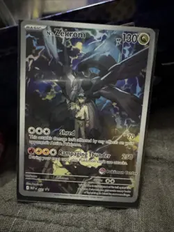N’s Zekrom Ascended Heroes Sealed Promo 031 Black Star Promo (Pokemon center) - Image 1