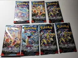 Pokemon scarlet and Violet x7 stellar Crown brand new factory sealed booster... - Image 2