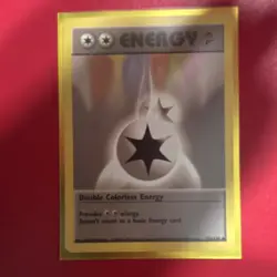 Pokemon TCG Double Colorless Energy Base Set 2 124/130 Regular Uncommon - Image 1
