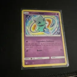 Pokemon Shining Mew 40/73 Shining Legends Shiny Holo Rare Basic Card - Image 1