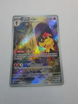 Pokemon Armarouge 203/198 SV01: Scarlet & Violet Base Set Illustration Rare Holo - Image 1