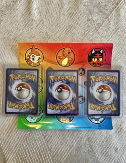 Pokemon First Partner Illustration Rare Turtwig Chimchar Piplup 30th Anniversary - Image 2