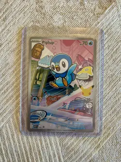 Pokemon First Partner Illustration Rare Turtwig Chimchar Piplup 30th Anniversary - Image 3