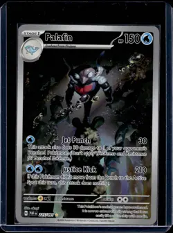 Palafin 225/091 Illustration Rare Paldean Fates Pokemon Cards - Image 2