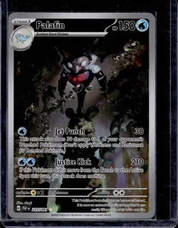 Palafin 225/091 Illustration Rare Paldean Fates Pokemon Cards - Image 4