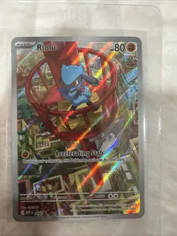Pokemon TCG - Promo Riolu - MEP 10 - Mega Evolutions Near Mint Black Star Promo - Image 1