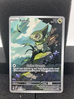 Axew 145/086 Sv: Black Bolt Holo Pokemon TCG Near Mint - Image 1