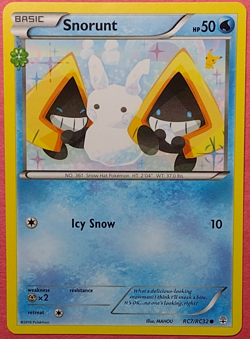 Pokemon Snorunt Generations Radiant Collection Common RC7/RC32 HP50 2016 English - Image 1