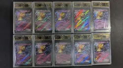 2025 Pokemon CHN 063/130 RR Mimikyu ex OCD 9.5 Gem-Mint Lot*10 LN05 - Image 1
