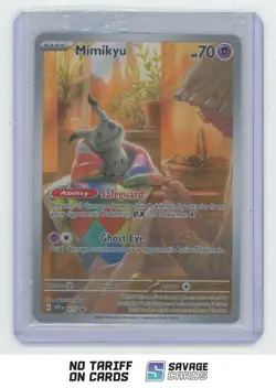 2024 Pokemon SVP Black Star Promo Paldea Fates ETB Holo Mimikyu #075 - Image 1