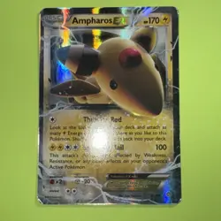 Ampharos EX - Holo 27/98 Ultra Rare Pokemon XY - Ancient Origins NM - Image 1