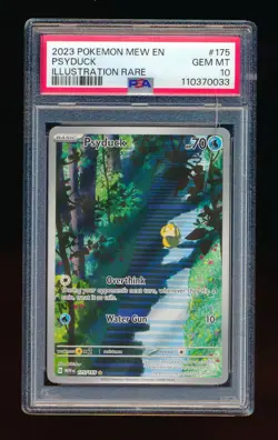 PSA 10 PSYDUCK 2023 POKEMON MEW EN-151 ILLUSTRATION RARE #175/165 *GEM MINT* - Image 1