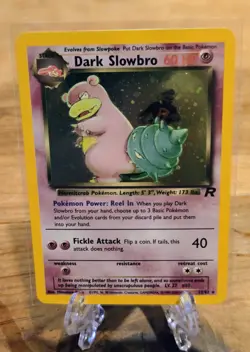 Dark Slowbro 12/82 Holo Pokemon Team Rocket TCG NM - Image 3