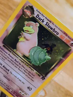 Dark Slowbro 12/82 Holo Pokemon Team Rocket TCG NM - Image 4