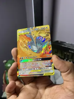 Pokemon Moltres & Zapdos & Articuno GX TAG TEAM Ultra Rare Holo 44/68 - Image 4