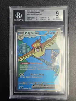 Pokemon TCG Sir Obsidian Flames Pidgeot EX 225/197 PSA 9 - Image 1