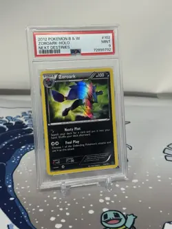 Pokemon Tcg 2012 SHINY Zoroark 102/99 B&W Next Destinies Secret Rare SCR PSA 9 - Image 1