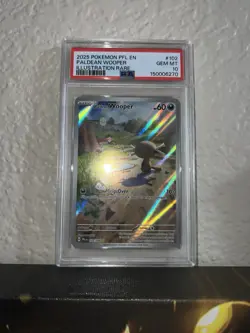 Pokemon Phantasmal Flames Paldean Wooper Illustration Rare 102/094 Psa 10 GEM MT - Image 1