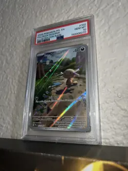 Pokemon Phantasmal Flames Paldean Wooper Illustration Rare 102/094 Psa 10 GEM MT - Image 2