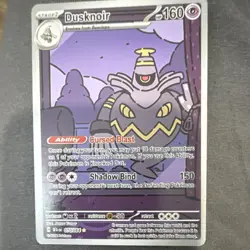 Pokemon Dusknoir Sv: Shrouded Fable 070/064 Rare Stage 2 Ghost HP 160 English - Image 1