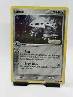 Lairon 38/92 EX Legend Maker Reverse Holo Stamped 2006 Pokemon NM / MINT - Image 1