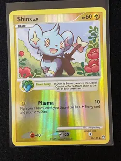 Shinx 98/123 | 2007 Pokemon Mysterious Treasures Reverse Holo | LP - Image 1