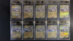 2025 Pokemon CSM25C 039/129 RR Mewtwo ex OCD 10 Pristine Lot*10 LN05 - Image 1