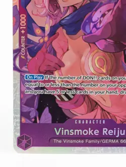 Vinsmoke Reiju OP06-069 Premium Booster English ONE PIECE SR Foil PRB-01 - Image 4
