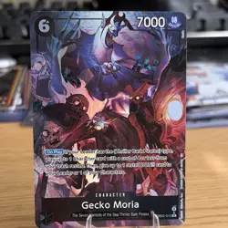 One Piece Gecko Moria Alternate Art Foil Rare PRB02-013 Booster Vol. 2 - Image 1