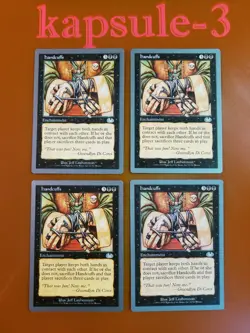 4x Handcuffs | Unglued | MTG Magic Cards - Image 1