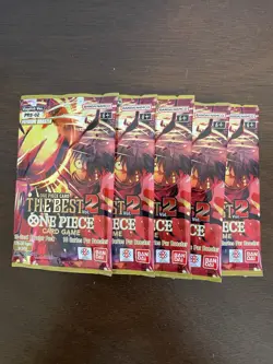 One Piece The Best Vol. 2 PRB-02 Five 5 Premium Booster Packs Lot English A - Image 1