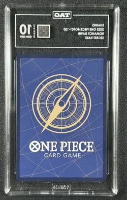 SHANKS TAG 10 2024 ONE PIECE ROMANCE DAWN #OP01-120 SECRET RARE 1243 - Image 2