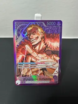 One Piece Donquixote Doflamingo (Alt Art) OP14-060 The Azure Sea's Seven EN - Image 1
