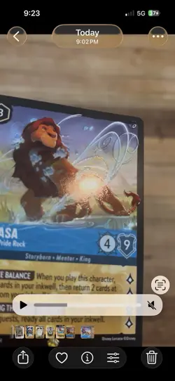 Disney Lorcana Shimmering Skies Mufasa Ruler Of Pride Rock 150/204 Legendary - Image 2