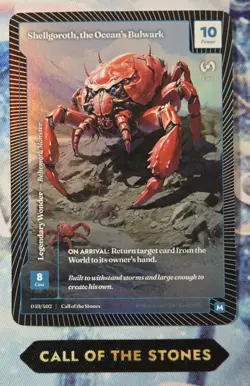 Wonders of the First, CotS - Shellgoroth the Ocean's Bulwark M, Classic Foil - Image 1