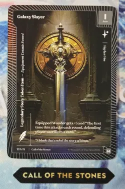 Wonders of the First, CotS - Galaxy Slayer TFA-T1 M, Classic Foil - Image 1