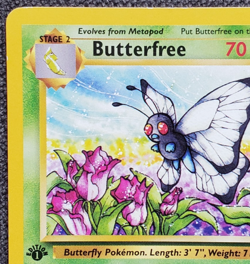 1st Edition Butterfree - Jungle - #33/64 - Vintage Pokemon Card 1999 WOTC - Image 2