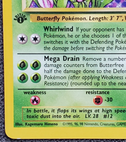 1st Edition Butterfree - Jungle - #33/64 - Vintage Pokemon Card 1999 WOTC - Image 5