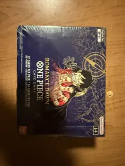 One Piece Card Game Romance Dawn OP-01 Booster Box Sealed - English White Bottom - Image 1