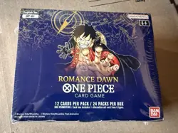 One Piece Card Game Romance Dawn OP-01 Booster Box Sealed - English White Bottom - Image 2