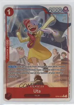 2024 One Piece Card Game: Emperors in the New World OP09 R (Alt Art) Uta - Image 1