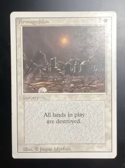 Magic The Gathering MTG Armageddon Revised Edition 3rd Ed LP/MP - Image 1