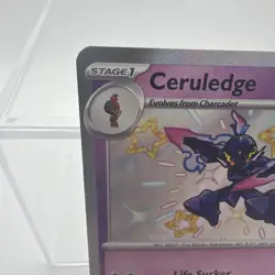Ceruledge 162/091 Pokemon TCG Sv: Paldean Fates Shiny Holo Card English Edition - Image 3