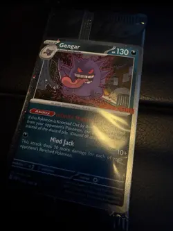 Pokemon Gengar GameStop Promo POR 050/088 Holo 130 HP Mind Jack Card - Image 1