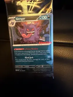 Pokemon Gengar GameStop Promo POR 050/088 Holo 130 HP Mind Jack Card - Image 3